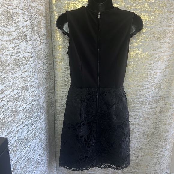 Club Monaco Women’s Leala Lace Cocktail Black Sleeveless Dress Size 0 - Picture 10 of 17